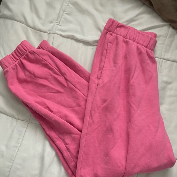 Hollister Vibrant Pink Joggers - Picture 2 of 2